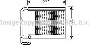 Prasco HY6313 теплообменник, отопление салона на HYUNDAI i40 CW (VF)