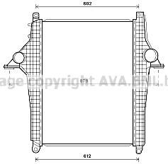 Prasco MN4075 интеркулер на MAN TGM