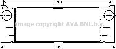 Prasco MSA4371 интеркулер на MERCEDES-BENZ VITO автобус (W639)