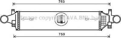 Prasco MSA4658 интеркулер на MERCEDES-BENZ B-CLASS (W246, W242)