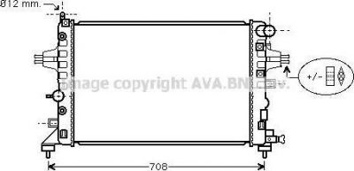 Prasco OL2362 радиатор, охлаждение двигателя на OPEL ASTRA H универсал (L35)