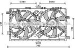 Prasco OL7658 вентилятор, охлаждение двигателя на OPEL INSIGNIA