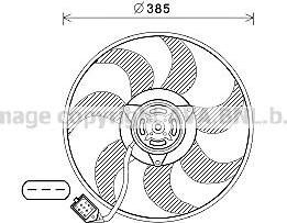 Prasco OL7670 вентилятор, охлаждение двигателя на OPEL CORSA C (F08, F68)