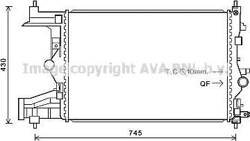 Prasco OLA2484 радиатор, охлаждение двигателя на CHEVROLET CRUZE Station Wagon (J308)