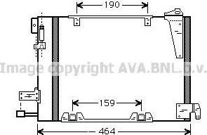 Prasco OLA5250 конденсатор, кондиционер на OPEL ASTRA G седан (F69_)