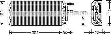 Prasco OLV049 испаритель, кондиционер на OPEL OMEGA A (16_, 17_, 19_)