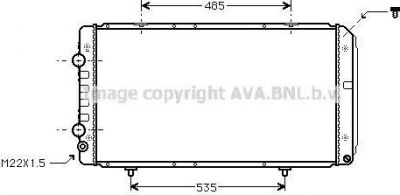 Prasco PE2146 радиатор, охлаждение двигателя на FIAT DUCATO фургон (244)