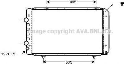 Prasco PE2147 радиатор, охлаждение двигателя на FIAT DUCATO фургон (230L)