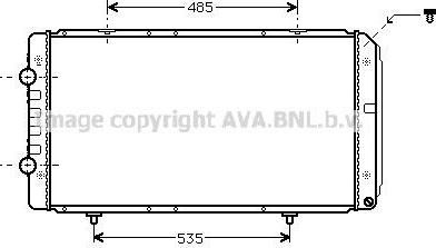 Prasco PEA2268 радиатор, охлаждение двигателя на FIAT DUCATO фургон (244)