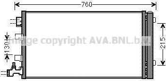 Prasco RT5449D конденсатор, кондиционер на RENAULT MEGANE CC (EZ0/1_)