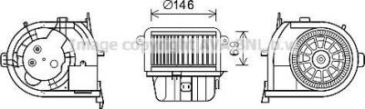 Prasco RT8591 электродвигатель, вентиляция салона на RENAULT CLIO II (BB0/1/2_, CB0/1/2_)