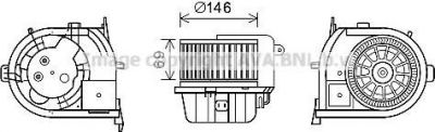 Prasco RT8592 электродвигатель, вентиляция салона на RENAULT CLIO II (BB0/1/2_, CB0/1/2_)