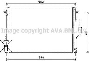 Prasco RTA2478 радиатор, охлаждение двигателя на DACIA LOGAN (LS_)