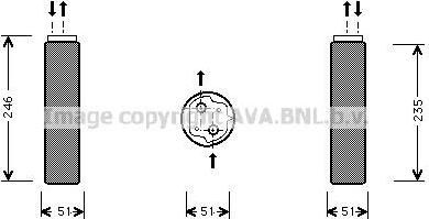 Prasco RTD094 осушитель, кондиционер на RENAULT CLIO II (BB0/1/2_, CB0/1/2_)