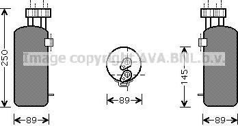 Prasco RTD330 осушитель, кондиционер на RENAULT MEGANE II седан (LM0/1_)