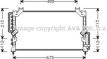 Prasco TO5191 конденсатор, кондиционер на TOYOTA CAMRY (_V2_)