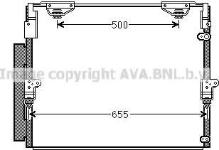 Prasco TO5560D конденсатор, кондиционер на LEXUS LX (URJ201)