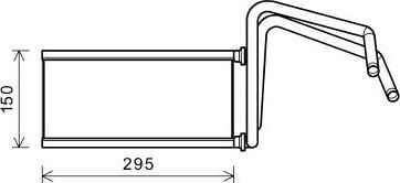 Prasco TO6714 теплообменник, отопление салона на TOYOTA FJ CRUISER (GSJ1_)