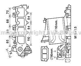 Prasco VW4376 интеркулер на VW GOLF VII универсал (BA5)