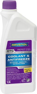 RAVENOL 4014835755512 Антифриз готовый к прим. лила OTC Organic Techn.Coolant Premix -40°C ( 1,5л)