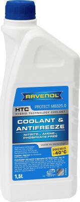 RAVENOL 4014835755710 Антифриз готовый к прим. синий HTC Hybrid Techn.Coolant Premix -40C ( 1,5л)