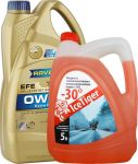 RAVENOL 4014835841659 Набор EFE Extra Fuel Economy SAE 0W-16 ( 4л) new + Ice Tiger -30 (Премиум) (5л)