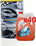 RAVENOL 4014835841864 Набор ECS EcoSynth SAE 0W-20 (208л) + Ice Tiger -30 (5л)*40