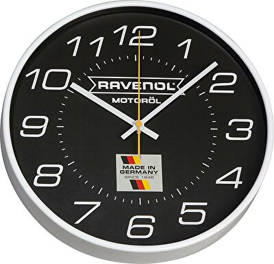 RAVENOL 4014835844094 Часы настенные черные