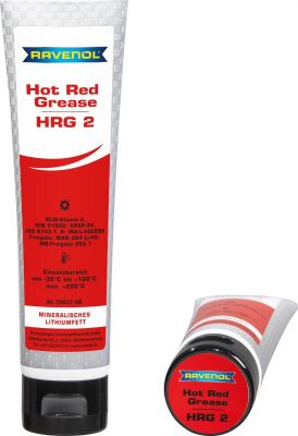 RAVENOL 4014835844636 Смазка Hot Red Grease HRG 2 ( 0,1кг)