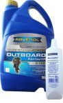 RAVENOL 4627097091191 Набор Outboardoel 2T teilsynth. ( 5л) + Marinefett (0,08 кг)