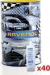 RAVENOL 4627097091245 Набор Outboardoel 2T teilsynth. (208л) + Marinefett (0,08 кг)*40
