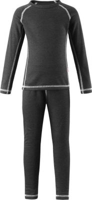 Комплект (футболка дл.рук. + брюки) Reima 2017-18 Lani Sparrow grey (Рост:110)