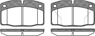 Remsa 0101.40 комплект тормозных колодок, дисковый тормоз на OPEL OMEGA A (16_, 17_, 19_)