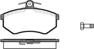 REMSA Колодки передние AD 80 87-94 A4 1.6,TDI / CHERY TIGGO (443698151F, 0134.00)