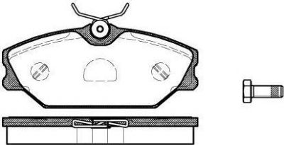 REMSA Колодки передние RENAULT Megane Classic (7701206379, 0208.00)