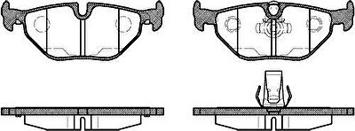 REMSA Колодки задние E39 95-04 (34211163395, 0265.15)
