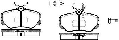 Remsa 0303.12 комплект тормозных колодок, дисковый тормоз на ALFA ROMEO 164 (164)