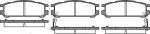 REMSA Колодки задние SUBARU Impreza/Legacy/Outback->00 /108x38.8/t=15mm (26296AA060, 0342.02)