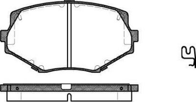 Remsa 0478.02 комплект тормозных колодок, дисковый тормоз на MAZDA MX-5 III (NC)