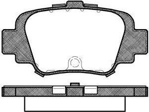 Remsa 0499.00 комплект тормозных колодок, дисковый тормоз на NISSAN MICRA II (K11)