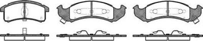 Remsa 0569.00 комплект тормозных колодок, дисковый тормоз на BUICK LE SABRE