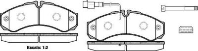 Remsa 0651.32 комплект тормозных колодок, дисковый тормоз на NISSAN CABSTAR