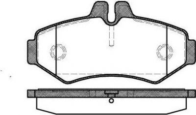 REMSA Колодки задние MB G-Class/2/3T-Sprinter/VW LT 28-46 II (4209720, 0733.00)