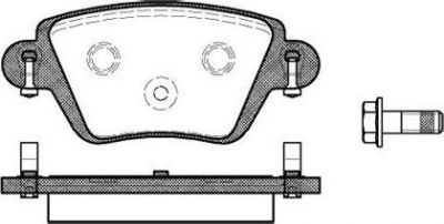 REMSA Колодки задние FORD Mondeo III/RENAULT Kangoo I/JAGUAR X-Type (1121895, 0777.10)