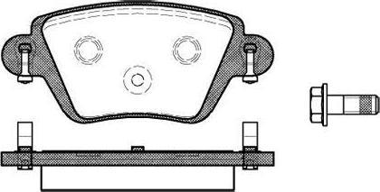 REMSA Колодки задние FORD Mondeo III/RENAULT Kangoo I/JAGUAR X-Type (1121895, 0777.10)