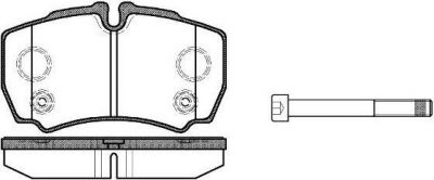 REMSA Колодки задние FORD Transit 2.2/2.4 all TDCI 2006-> (1501265, 0849.10)