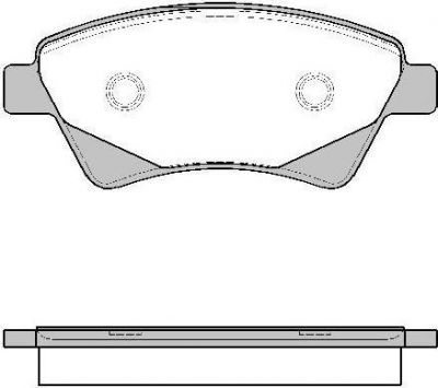 REMSA Колодки передние RENAULT Megane II/Scenic II/Kangoo /Type Bosch (7701208122, 0976.20)