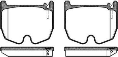 Remsa 0992.00 комплект тормозных колодок, дисковый тормоз на MERCEDES-BENZ S-CLASS (W220)