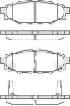 Remsa 1136.12 комплект тормозных колодок, дисковый тормоз на TOYOTA GT 86 купе (ZN6_)