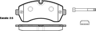 REMSA Колодки передние MB Sprinter/VW Crafter 06-> (1243.00)